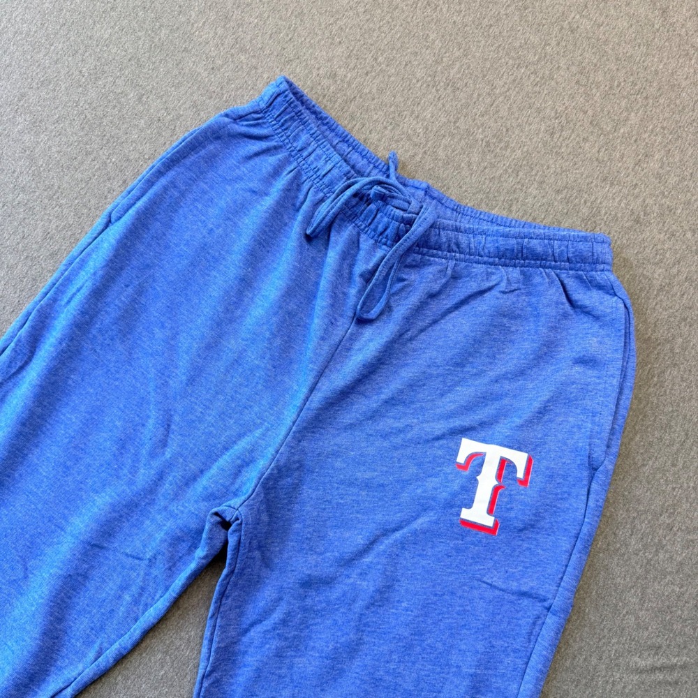 Texas Rangers MLB Concepts Sport Sleepwear Joggers Blue Mens Large